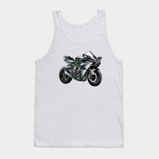 H2R Bike Illustration Tank Top